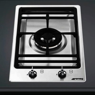 Smeg PGF31G-1 30cm Domino Ultra Low Profile Gas Hob in Stainless Steel Smeg PGF31G-1 30cm Domino Ultra Low Profile Gas Hob in Stainless Steel